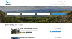 Desktop Screenshot of immobilier-vosges.eu