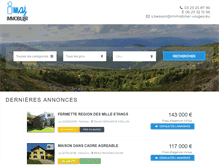 Tablet Screenshot of immobilier-vosges.eu